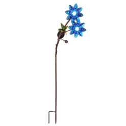 The Lakeside Collection Double Flower And Critter Garden Stake Sets -Home Properties GUEST 00140502 1180 4d69 a849 4b4117c59a3c