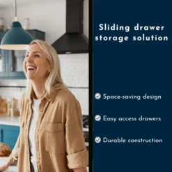 The Lakeside Collection Sliding Drawer Storage -Home Properties GUEST 01b6d3bd ee90 4e03 a7bf 876e6becedd3