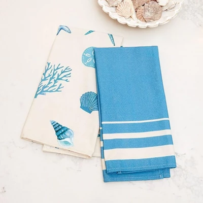 The Lakeside Collection Coastal Kitchen Collection - Set Of 2 Kitchen Towels 5 The Lakeside Collection Coastal Kitchen Collection - Set Of 2 Kitchen Towels - Image 3