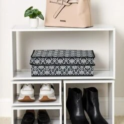 The Lakeside Collection Damask Bedroom Or Closet Storage Bin Organizer - Slim Storage Bin With Lid 8 The Lakeside Collection Damask Bedroom Or Closet Storage Bin Organizer - Slim Storage Bin With Lid -Home Properties GUEST 07925cd9 234b 4d50 badc 6e75fe3416a5