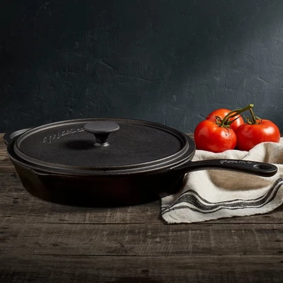 The Lakeside Collection Mason Pre Season Craft Iron Cookware - 11" Grill Pan 5 The Lakeside Collection Mason Pre Season Craft Iron Cookware - 11" Grill Pan - Image 3