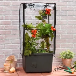 The Lakeside Collection Garden Bed With Wheels And PVC Cover - Self Watering -Home Properties GUEST 0d517d11 10ab 4ee6 a9df bd5b37070c32