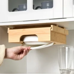 The Lakeside Collection Under The Cabinet Kitchen Paper Plate Holder 9" -Home Properties GUEST 1216ea13 5653 46ab b519 3377605460c6
