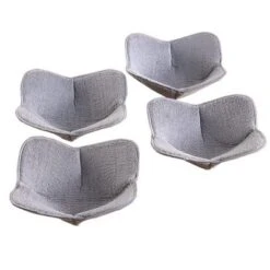 The Lakeside Collection Microwave Bowl Or Plate Huggers - Gray Set Of 4 Bowl Huggers -Home Properties GUEST 131e53da 963f 4d18 92d6 825e2d469092