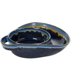 The Lakeside Collection Sets Of 2 Stoneware Soup & Side Bowls -Home Properties GUEST 136dd025 19e4 4577 b4d2 e286b7d3d3b7