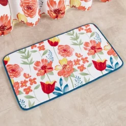 Garden Delight Bath Rug -Home Properties GUEST 1591cae2 2704 47a3 9126 d93d2a3ed639