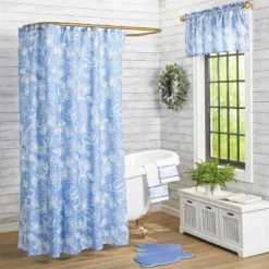 The Lakeside Collection Blue Floral Bath Collection - Valance 11 The Lakeside Collection Blue Floral Bath Collection - Valance -Home Properties GUEST 15ccdecb eb8d 44b4 9318 6c9e3f4b05d3