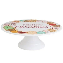 The Lakeside Collection Interchangeable Cupcake Or Cake Display Stand With Festive Prints -Home Properties GUEST 187f038f 183a 4902 9446 e1cc8de5e581