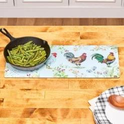 The Lakeside Collection Tempered Glass Countertop Protector - Whimsical Butterfly -Home Properties GUEST 1a319fc6 1fa2 4a78 ba5d a29518fa97eb