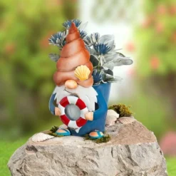 The Lakeside Collection Ocean Gnome Planter -Home Properties GUEST 1e1e1f86 e43c 4e07 a067 8d89ae85949e