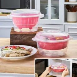 The Lakeside Collection Microwave Steamer Or Rice Cooker 13 The Lakeside Collection Microwave Steamer Or Rice Cooker -Home Properties GUEST 20c96c55 6117 4cb8 b9a2 88c95797bc84