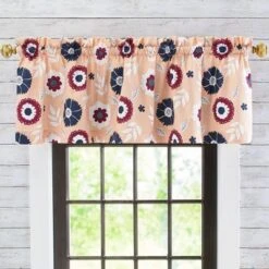 The Lakeside Collection Modern Floral Bath Collection - Valance 8 The Lakeside Collection Modern Floral Bath Collection - Valance -Home Properties GUEST 21015d95 0298 4601 817e 61594f6074b9