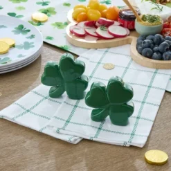 The Lakeside Collection St Patrick's Shamrock Salt And Pepper Set