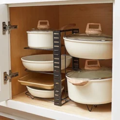 The Lakeside Collection Adjustable Pots And Pans Organizer -Home Properties GUEST 26a9c4e7 e34d 4b9d 861a 315a9210d0a8