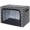 The Lakeside Collection Damask Bedroom Or Closet Storage Bin Organizer - Window Storage Bin