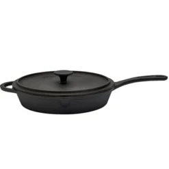 The Lakeside Collection Mason Pre Season Craft Iron Cookware - 11" Grill Pan