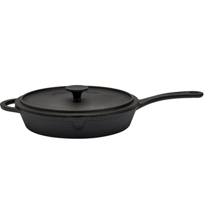 The Lakeside Collection Mason Pre Season Craft Iron Cookware - 11" Grill Pan 3 The Lakeside Collection Mason Pre Season Craft Iron Cookware - 11" Grill Pan