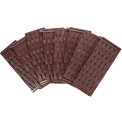 The Lakeside Collection 8-Pc. Adjustable Weaved Design Raised Garden Bed -Home Properties GUEST 2f04742a e9b2 419c 9f8c fc691cd1f4c0