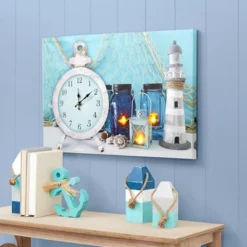 The Lakeside Collection Themed Lighted Wall Clocks - Lighthouse 12 The Lakeside Collection Themed Lighted Wall Clocks - Lighthouse -Home Properties GUEST 302c5ec3 aa29 4186 be77 266cefcb895e