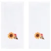 Jacobean Sunflower Bath Collection - Set Of 2 Hand Towels -Home Properties GUEST 34d0427d 842e 4d18 8cb5 1fa3748ad7e8