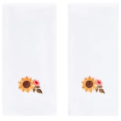 Jacobean Sunflower Bath Collection - Set Of 2 Hand Towels