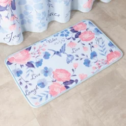The Lakeside Collection Live Laugh Love Bath Collection - Bath Rug -Home Properties GUEST 35fad3f6 8952 4e6e 8a68 8c862906ebb7