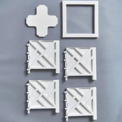 The Lakeside Collection Lattice Design Chippendale Style Planter Box - Black -Home Properties GUEST 38239e1c 786f 4171 b3ee 2f783ff21b33