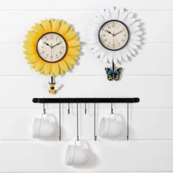 The Lakeside Collection Wall-Mounted Coffee Mug Rack