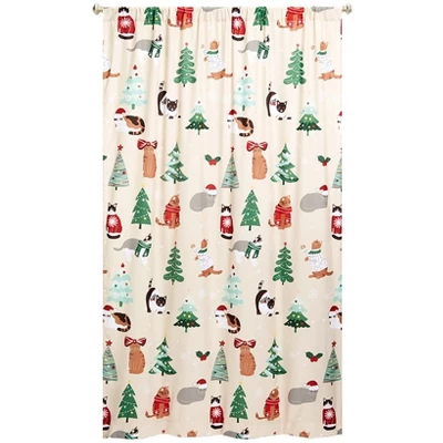 The Lakeside Collection Merry Catmas Window Panels 3 The Lakeside Collection Merry Catmas Window Panels