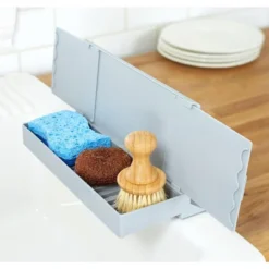 The Lakeside Collection Sink Splash Guard With Organizer -Home Properties GUEST 3b70f9e1 3f06 4c4d 9bb4 dd2f7f39a068