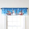 The Lakeside Collection Petunia And Gnorme Winter Fun Home Accents - Window Valance 1 Pieces