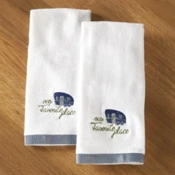 The Lakeside Collection Our Favorite Place Is Together Bath Collection - Hand Towels 2 Pieces -Home Properties GUEST 3e58d927 a85a 47ca ab96 e79658bd2fef