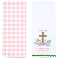 The Lakeside Collection Embroidered Kitchen Towels Religious Set Of 2 -Home Properties GUEST 4053bdd1 bffd 48c9 8b59 72352a5052d9