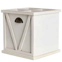 The Lakeside Collection Flatware And Napkin Holders - White 7 The Lakeside Collection Flatware And Napkin Holders - White -Home Properties GUEST 4136e2ae 22ff 44de aef6 76a4ecd000d8