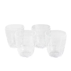 The Lakeside Collection Seaside Tabletop Collections - Clear Double Old Fashioned Cups -Home Properties GUEST 42849f6f 0883 4b3e 8378 1c7f00de0f2b
