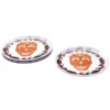 The Lakeside Collection Set Of 4 Fiesta Skull And Butterfly Plates -Home Properties GUEST 4508c9d9 ea4e 4a33 b00e 6e656f032321