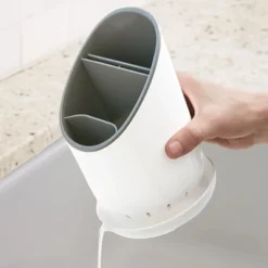 The Lakeside Collection Cutlery Holder With Drip Tray -Home Properties GUEST 45fd0902 c176 4fde 9e40 8c9e724ecb0e