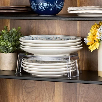 The Lakeside Collection Kitchen Storage Cabinet Pantry Countertop Organizers Clear Plastic - Clear Kitchen Rack Shelf 5 The Lakeside Collection Kitchen Storage Cabinet Pantry Countertop Organizers Clear Plastic - Clear Kitchen Rack Shelf - Image 3