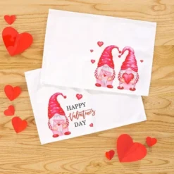 The Lakeside Collection Valentine's Day Whimsical Gnome Printed Tabletop Collection - Set Of 4 Melamine Plates 9 The Lakeside Collection Valentine's Day Whimsical Gnome Printed Tabletop Collection - Set Of 4 Melamine Plates -Home Properties GUEST 48daefda b46e 4808 8793 f2b3ca0dca5b