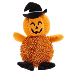 The Lakeside Collection Giggling Dog Toy - Pumpkin