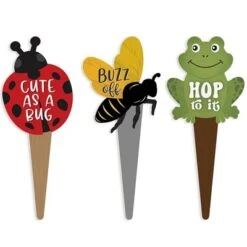 The Lakeside Collection Set Of 3 Plant Pal Garden Signs -Home Properties GUEST 4c9b1f02 f682 4632 b9a0 40d82489fd33