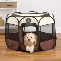 The Lakeside Collection Portable Foldable Pet Playpen -Home Properties GUEST 51b4221a db1c 404b 9fa8 bf744a1b7592