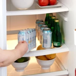The Lakeside Collection Beverage Can Space Savers - Can Rack For Refrigerator - Set Of 2 -Home Properties GUEST 548ca3b8 4c09 4cac afd0 59250ab155d6