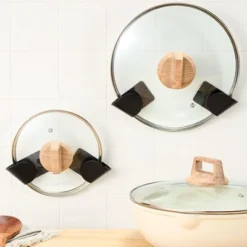 The Lakeside Collection Wall Mounted Lid Holder Pot Lid Organizer Self Adhesive 2 Pairs -Home Properties GUEST 5896c59c 41e8 436e a4ae 8634bf4e434a