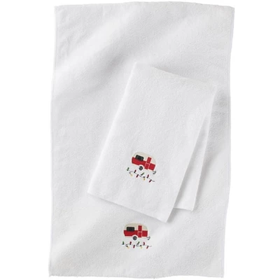 Christmas Camper Set Of 2 Hand Towels 6 Christmas Camper Set Of 2 Hand Towels - Image 4