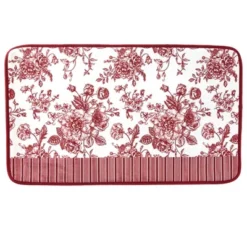 Toile Garden Memory Foam Bath Rug