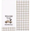 The Lakeside Collection Set Of 2 Farmhouse Plaid Kitchen Towels - Welcome To Our Farm House 1 The Lakeside Collection Set Of 2 Farmhouse Plaid Kitchen Towels - Welcome To Our Farm House -Home Properties GUEST 6165272d 4d6b 44f0 a8d9 cf709e40af5c