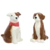 The Lakeside Collection Table Toppers Dog Themed Tabletop Collection Kitchen Dining Tail Wagging - Salt And Pepper Shaker Set