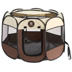 The Lakeside Collection Portable Foldable Pet Playpen