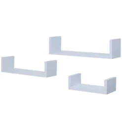 The Lakeside Collection 3-Pc. Floating Wood Shelves 1 Pieces